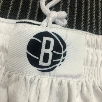 NBA White Brooklyn Nets Shorts 2021/22