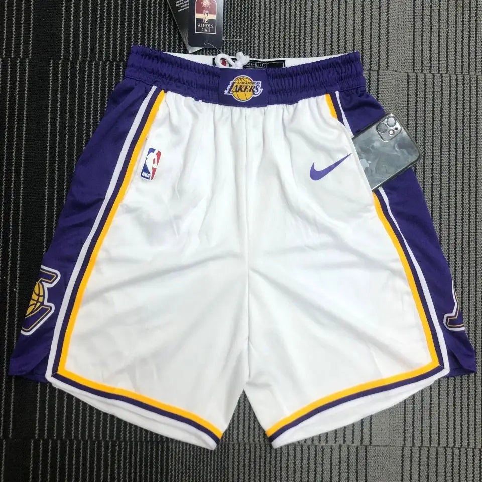 White-Purple Lakers NBA Shorts 2021/22