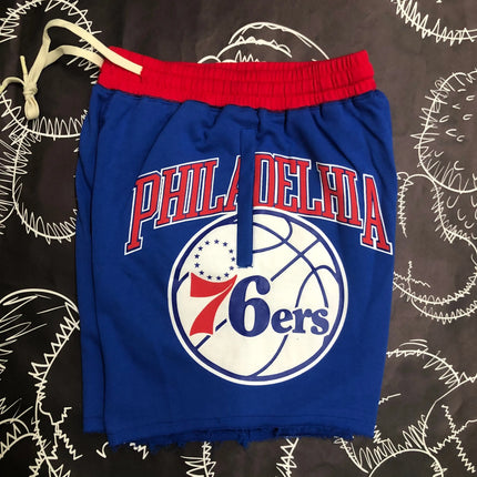 NBA Philadelphia 76ers Blue Shorts