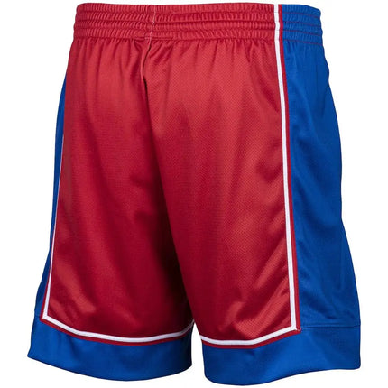 NBA Detroit Pistons Mitchell & Ness Hardwood Classics Big Face 2.0 Shorts