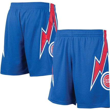 NBA Detroit Pistons Mitchell & Ness Hardwood Swingman Shorts