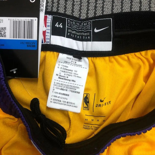 Pantaloncini NBA Gialli-Viola Lakers ICON EDITION 2020/21_maglia_calcio_prezzo_basso_ L’OutfitdelCalcio.