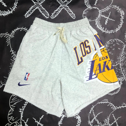 Grey Los Angeles Lakers NBA Shorts