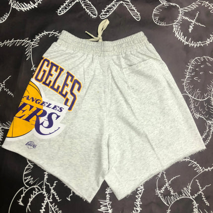 Grey Los Angeles Lakers NBA Shorts