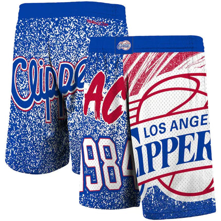 NBA LA Clippers Mitchell & Ness Hardwood Classics Jumbotron Sublimated Shorts
