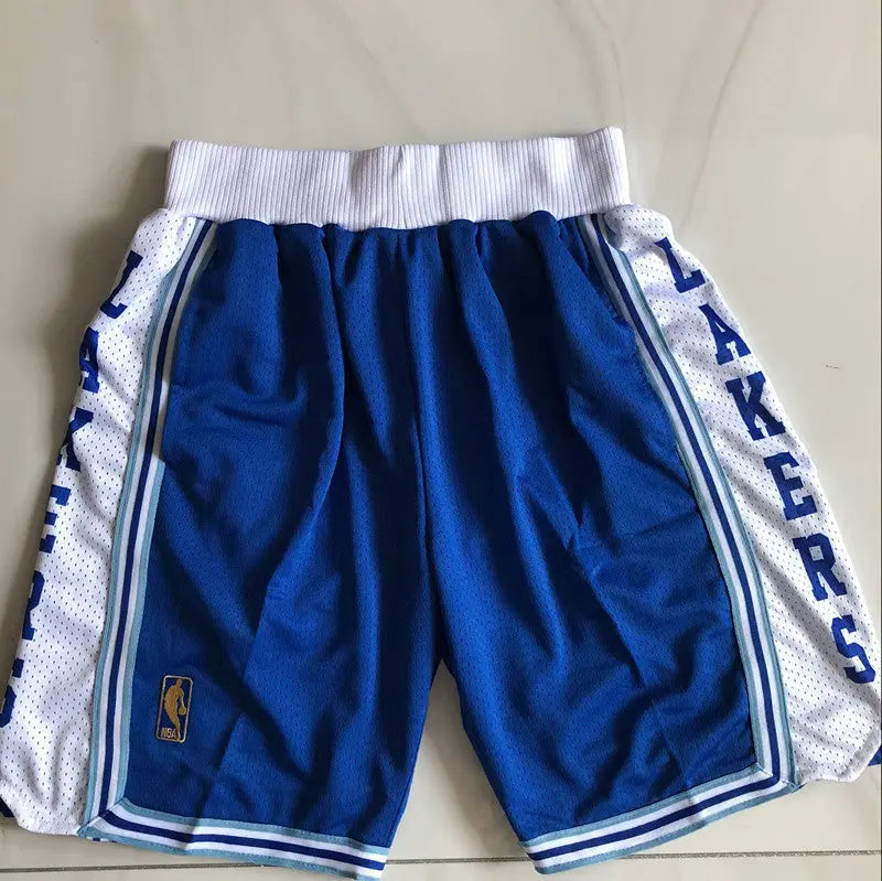NBA Los Angeles Lakers Blue and White Shorts 2021/22