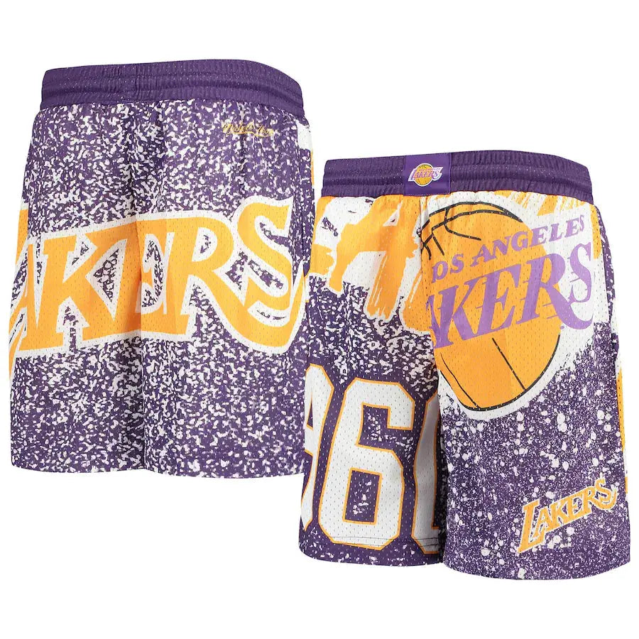 NBA Los Angeles Lakers Mitchell & Ness Youth Hardwood Shorts