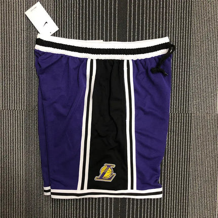 NBA Los Angeles Lakers Purple and Black Shorts 2021/22