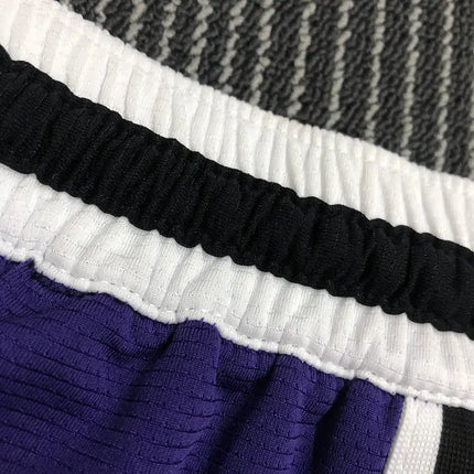 NBA Los Angeles Lakers Purple and Black Shorts 2021/22