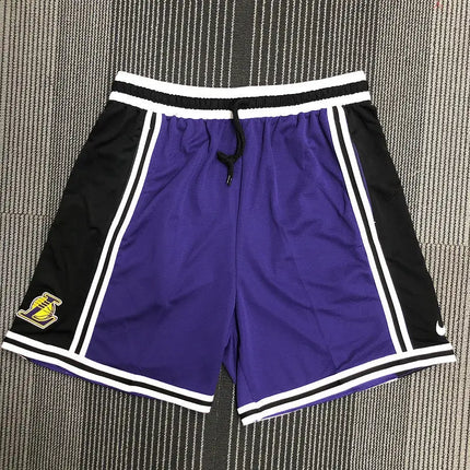 NBA Los Angeles Lakers Purple and Black Shorts 2021/22