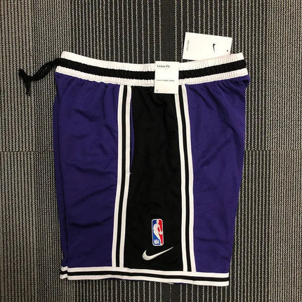 NBA Los Angeles Lakers Purple and Black Shorts 2021/22