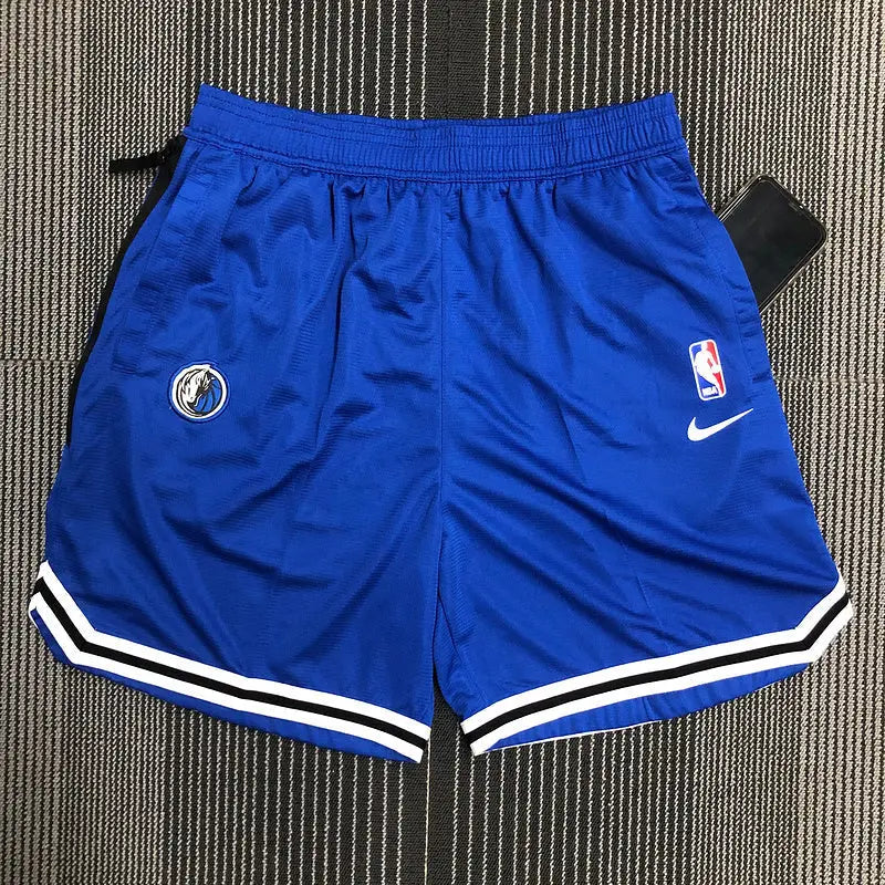 NBA Mavericks Dallas Blue and Black Shorts 2021/22