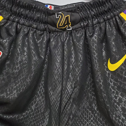 NBA Black-Yellow Lakers Shorts 2021/22