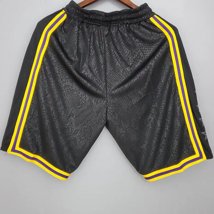NBA Black-Yellow Lakers Shorts 2021/22