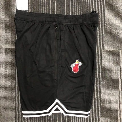 Black NBA Miami Heat Shorts