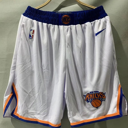 NBA New York Knicks White Shorts 2021/22
