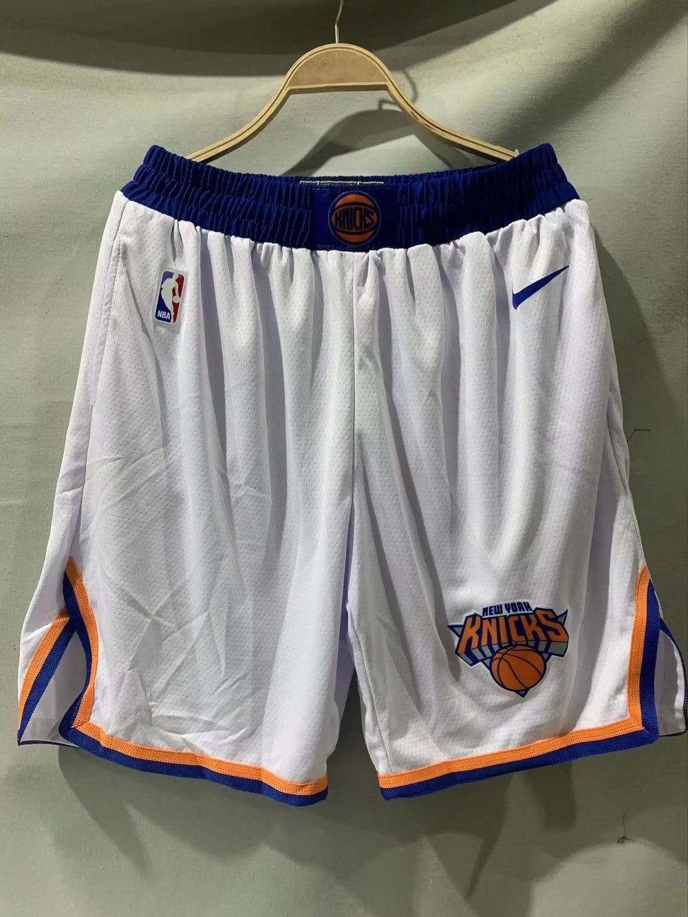 NBA New York Knicks White Shorts 2021/22