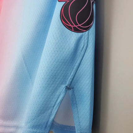 Pink-Blue NBA Miami Heat Shorts 2021/22