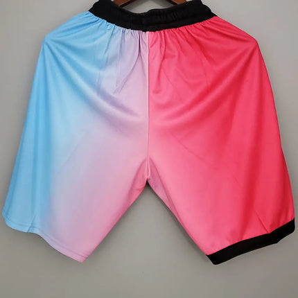 Pink-Blue NBA Miami Heat Shorts 2021/22