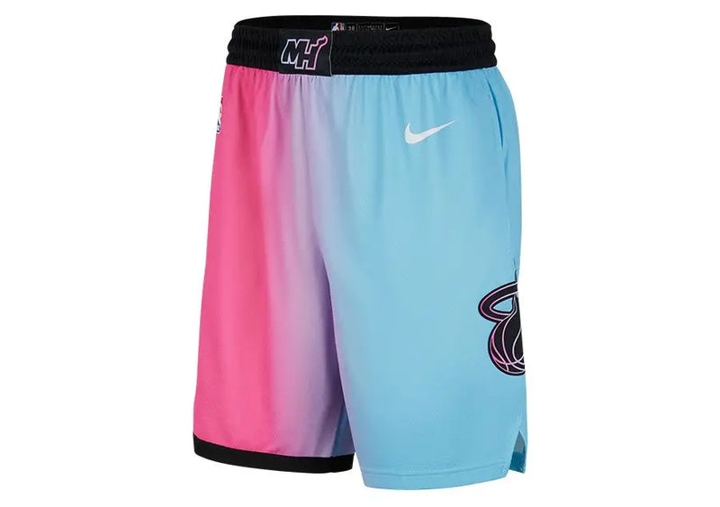 Pink-Blue NBA Miami Heat Shorts 2021/22