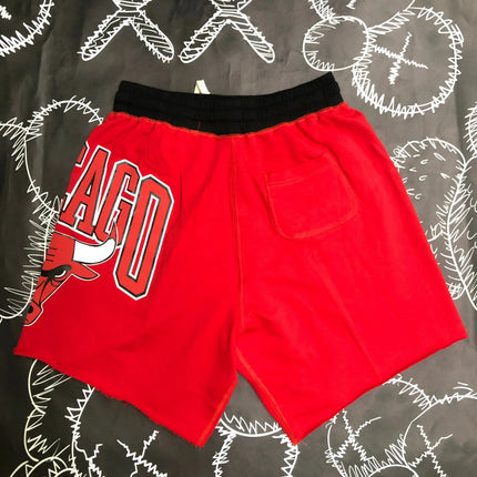 Red NBA Chicago Bulls Shorts