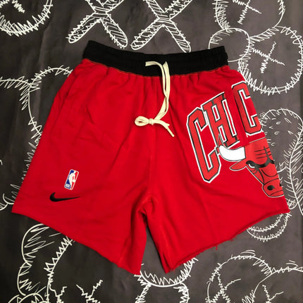Red NBA Chicago Bulls Shorts