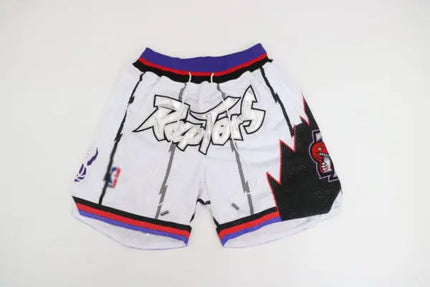 NBA Toronto Raptors White Shorts 2021/22