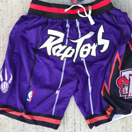 NBA Toronto Raptors Purple Shorts 2021/22