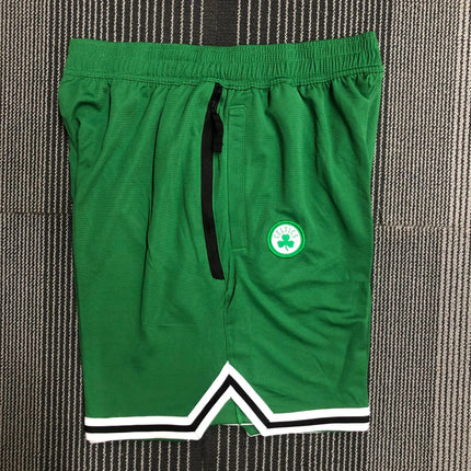 Green NBA Boston Celtics Shorts