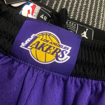 Lakers 2021/22 Purple-Black NBA Shorts