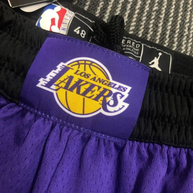 Pantaloncini NBA Viola-Neri Lakers 2021/22_maglia_calcio_prezzo_basso_ L’OutfitdelCalcio.