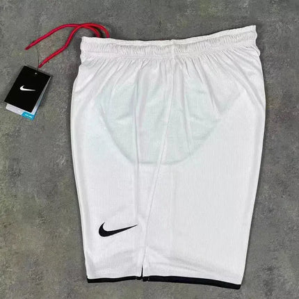Retro Manchester United White Shorts 2007/08