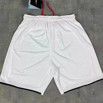 Retro Manchester United White Shorts 2007/08