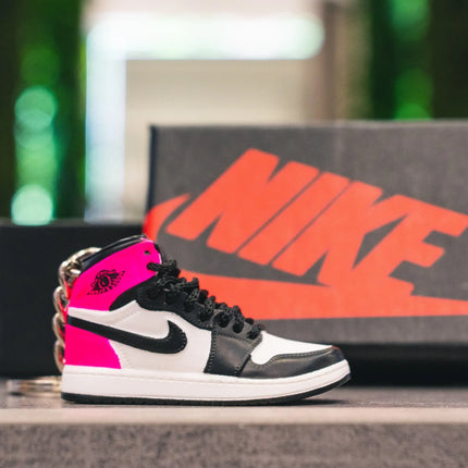 Jordan 1 High Pink Keychain with Box