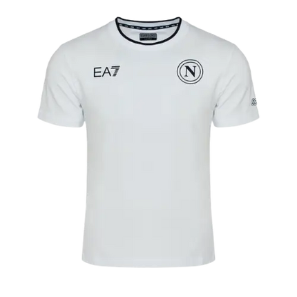 SSC NAPOLI ARMANI WHITE T-SHIRT 2023/24