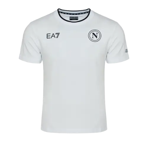 SSC NAPOLI ARMANI WHITE T-SHIRT 2023/24